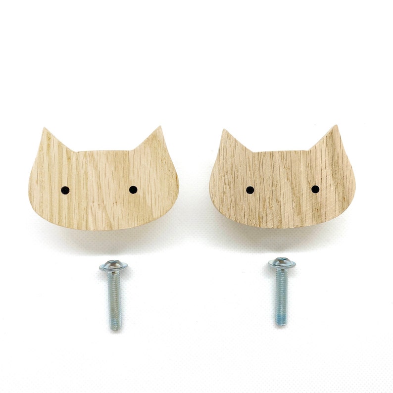Animal Handles for Children's Furniture Made of Untreated Etsy