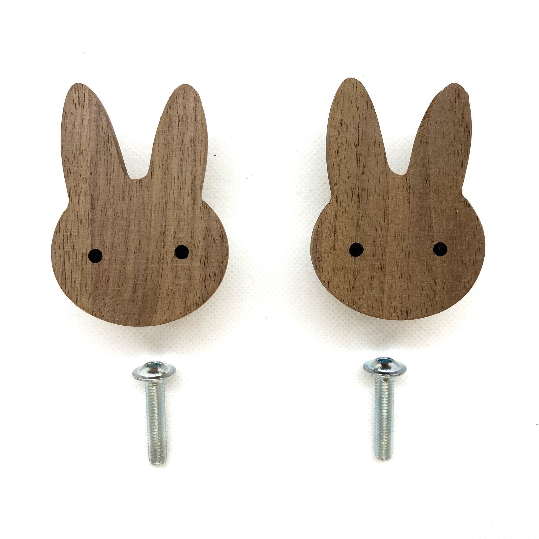 Animal handles for children's furniture made of untreated Etsy