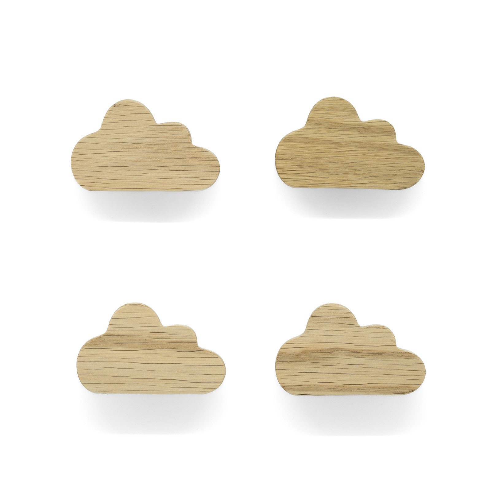 6 Pomelli Per Mobili Bambini In Legno - Forme Animali Per Cassetti E Armadi - Facili Da Installare - Foto 3