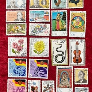 East Germany Stamps, All from 1979, 28 different - Lot 030