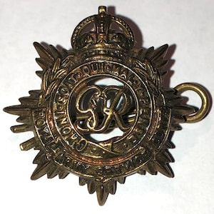 Original  Royal Army Service Corps Cap Badge Emblem