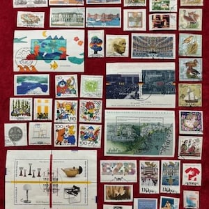 Complete set of 1998 German stamps - 62 different stamps from Germany including souvenir sheets - Lot 043