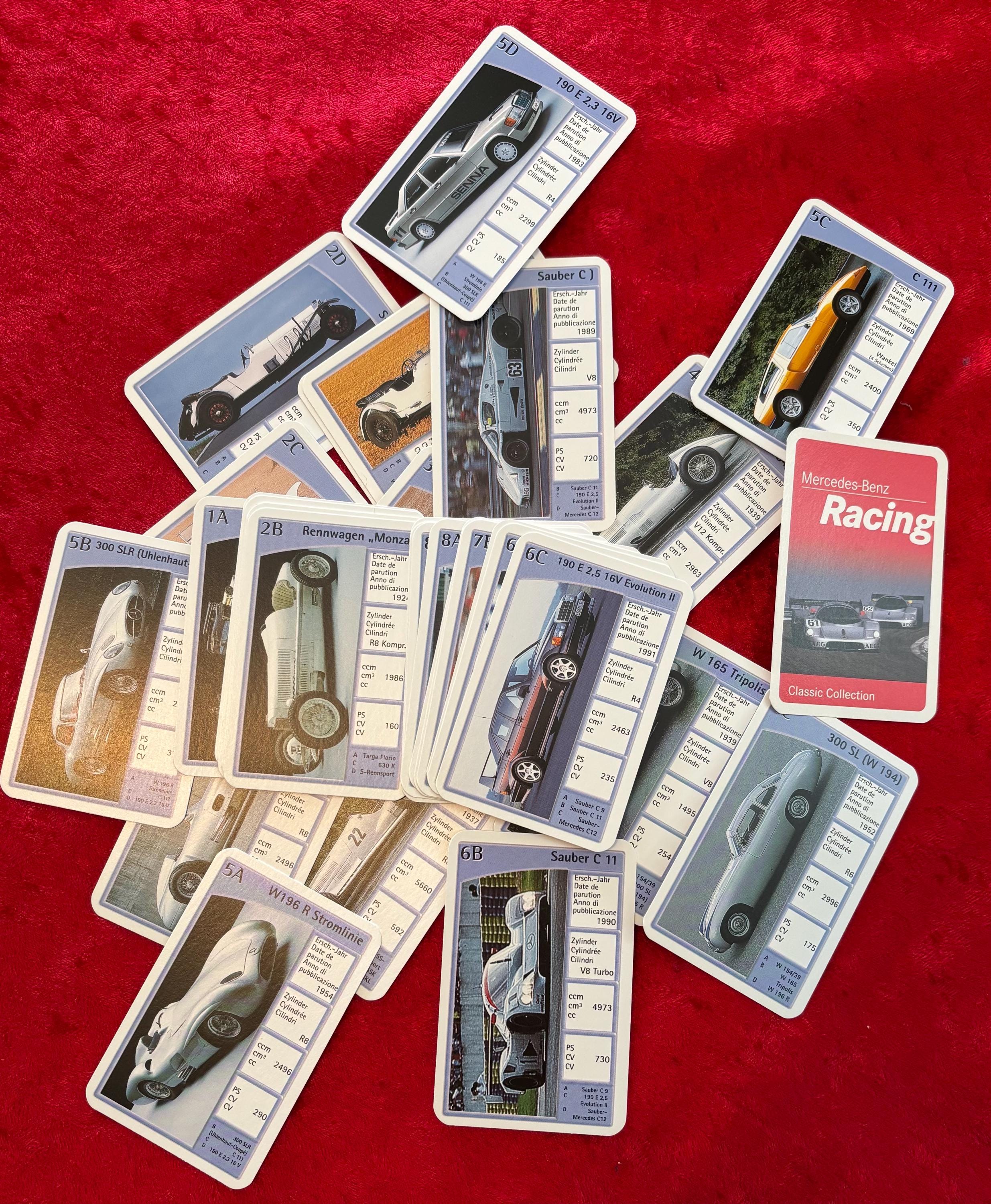 Two Decks of Mercedes-benz Racing Cards, Classic Collection - FREE