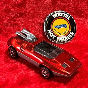 1969 Redline Hotwheel - Peeping Bomb - in Excellent condition with original button