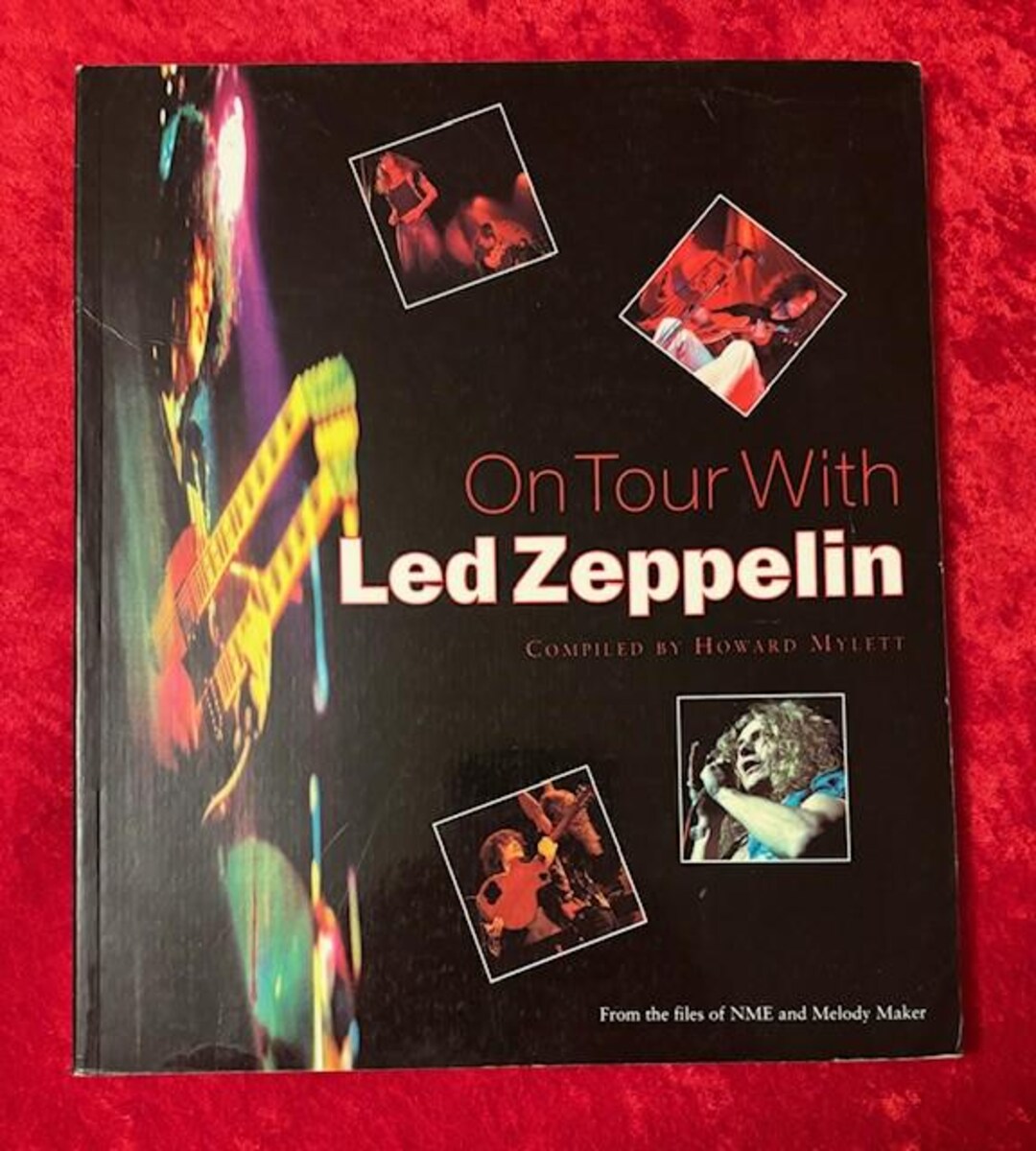 On Tour With Led Zeppelin - Large Size Softbound Book - in Great ...