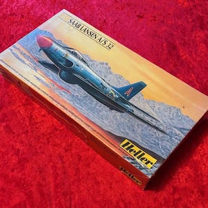 Heller Model Kit 80343 - 1/72 Swedish SAAB LANSEN A/S 32 Jet Airplane - NOS - factory sealed