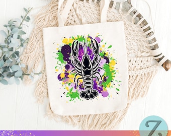 Mardi Gras Crawfish PNG – Sublimation Design, Crawfish Season (Digital Download)