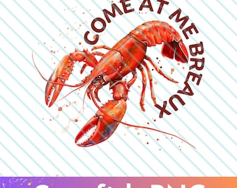 Mardi Gras Crawfish PNG – Colorful Crawfish Boil Design (Digital Download)