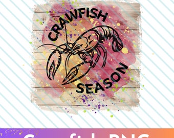 Crawfish PNG design for sublimation - Crawfish season - Crawfish boil - Crawfish shirt - Mardi gras crawfish - Clipart - sublimation tumbler