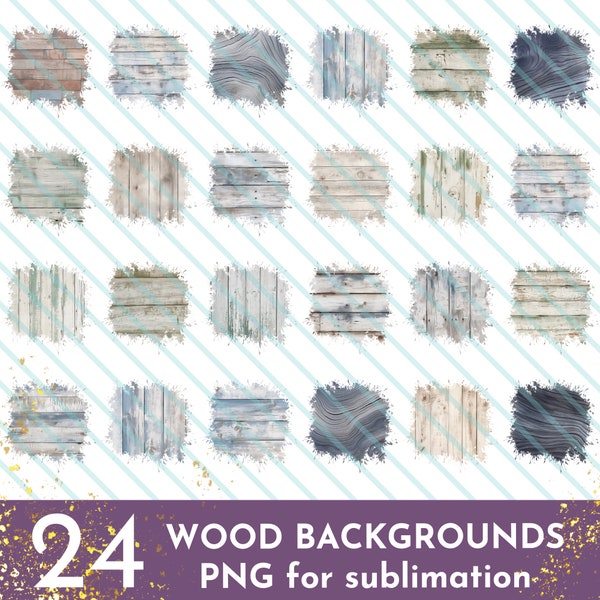 Wood background PNG for sublimation 24 PNG - Sublimation background bundle - Sublimation transfer - Custom T shirt - Clipart - Scrapbooking