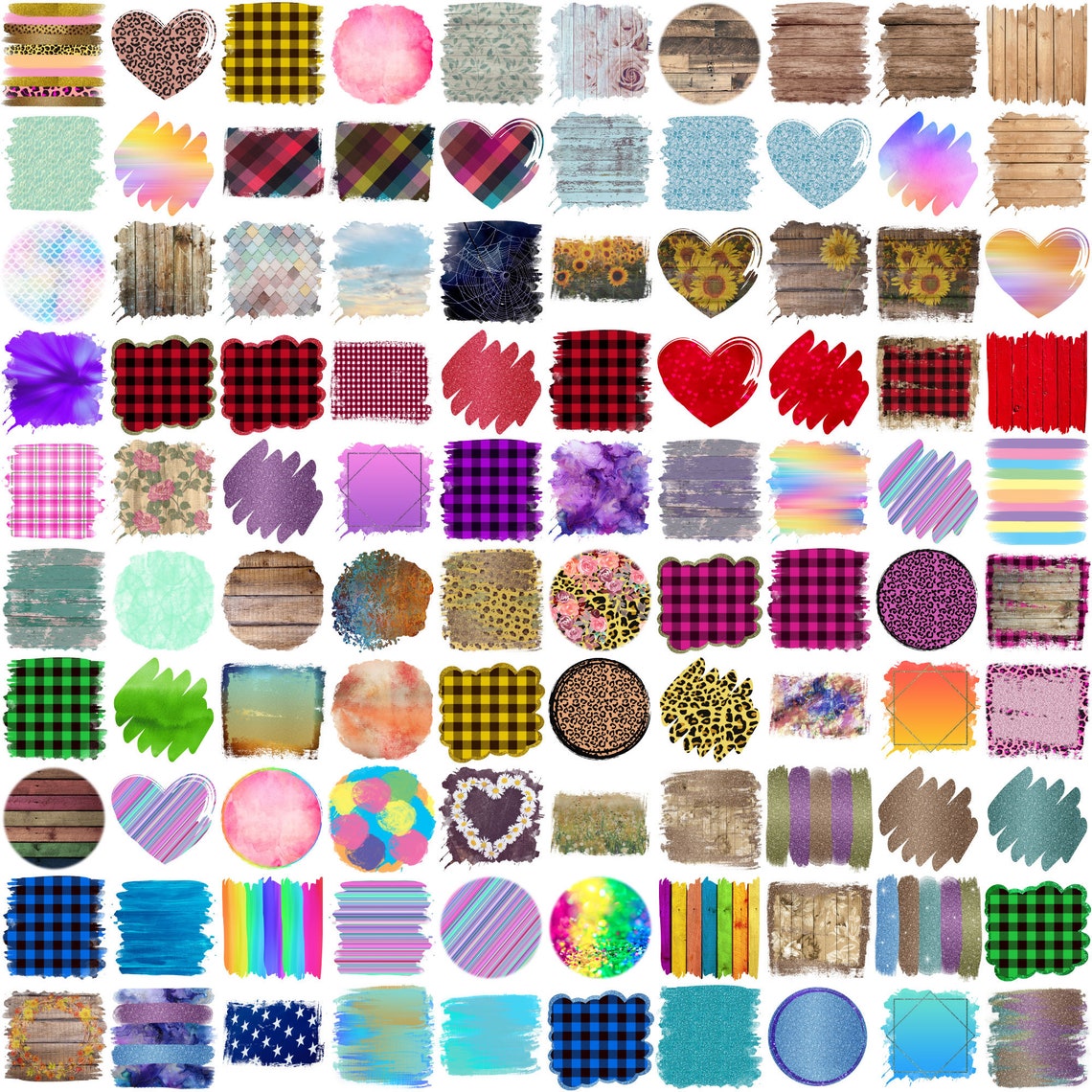 Sublimation Background Bundle 100 PNG Sublimation Designs Etsy