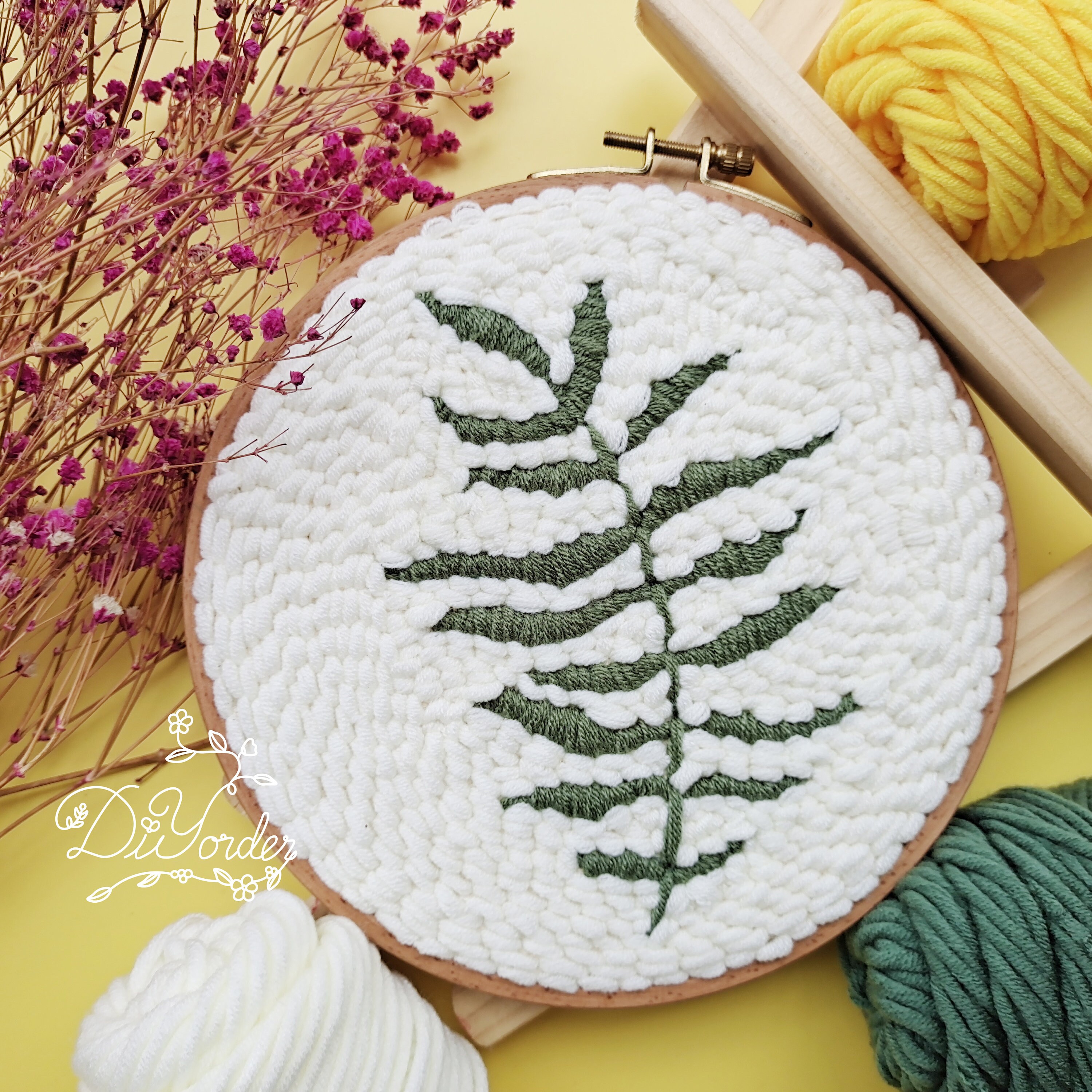 Plant Punch Needle Kit- Birthday Gift- Handmade at Home - Etsy
