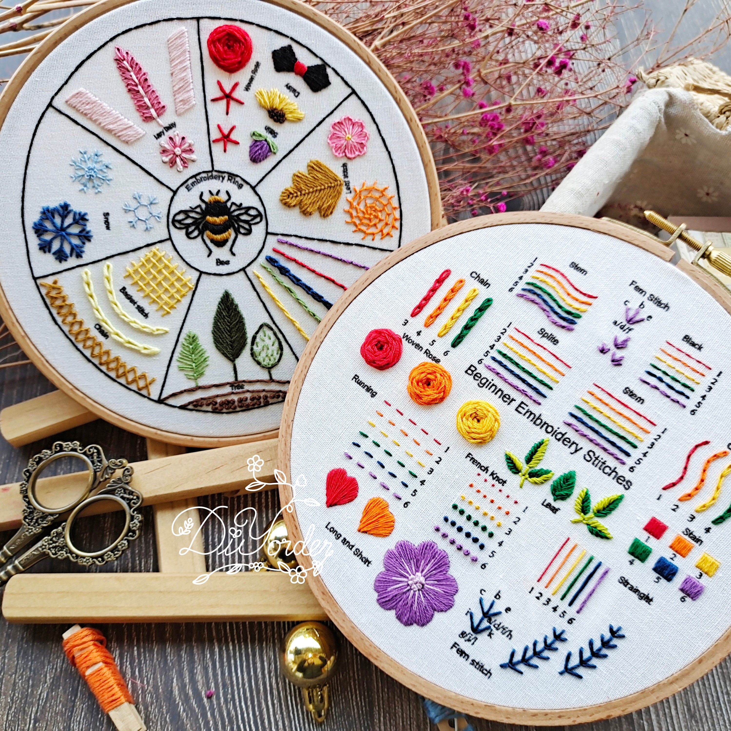 Hello Rainbow Embroidery Kit Embroidery Kit Beginner -  Portugal