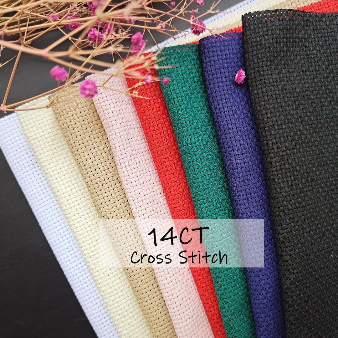 Cross Stitch 14CT Fabric, Fabric to Stitch, Cross Stitch Fabric, 14