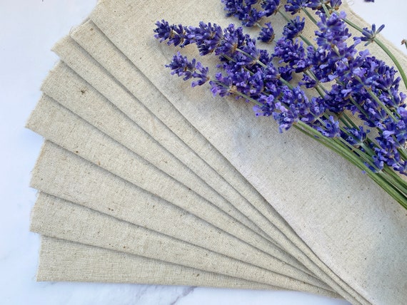 Handmade Linen Embroidery Fabric: DIY Craft Fabric (11x11 inch)