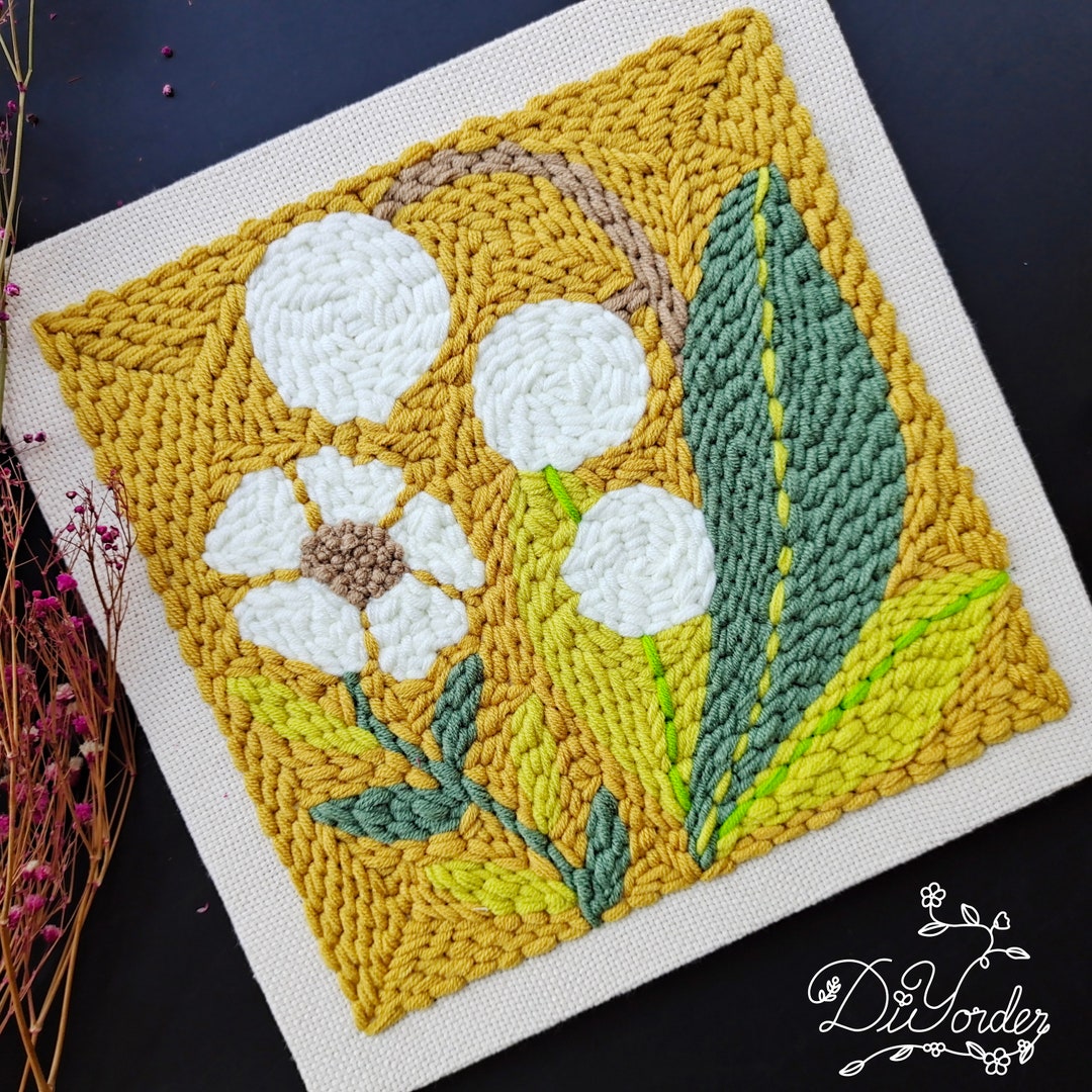 Beginner Punch Needle Kitpunch Needle Kit Birthday Gifthandmade at