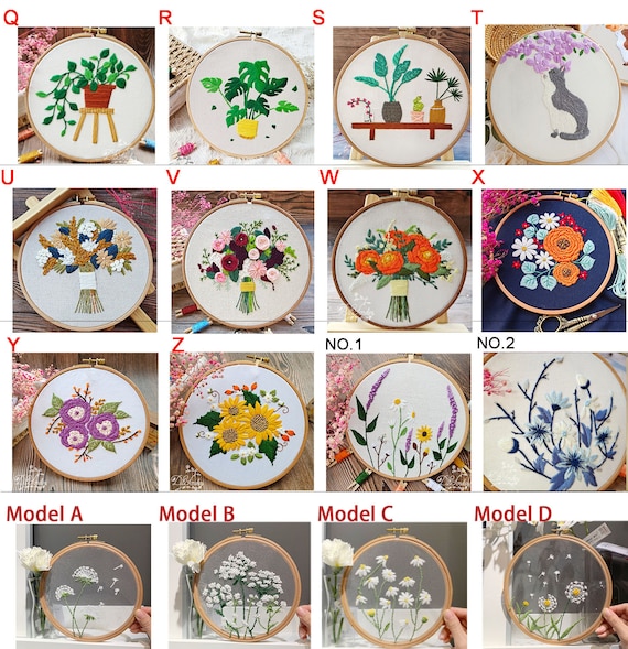 Crafts - Raffia Embroidery Kits - Modern Embroidery Kits for