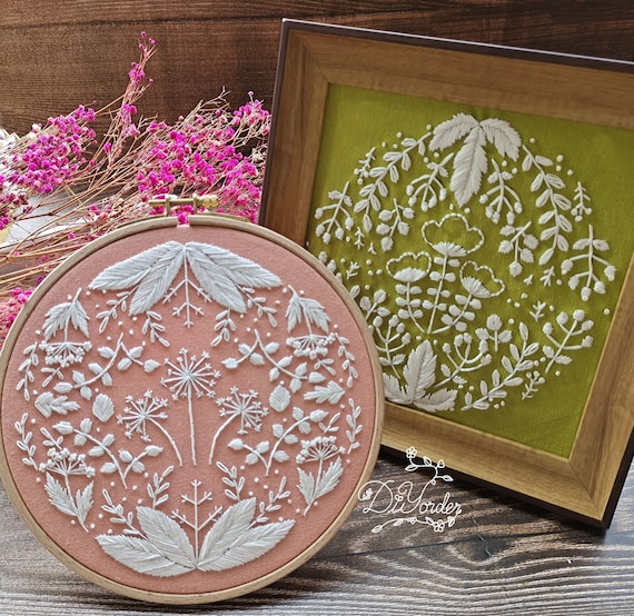Mandala Simple Embroidery Kit Beginner-embroidery Funny-embroidery