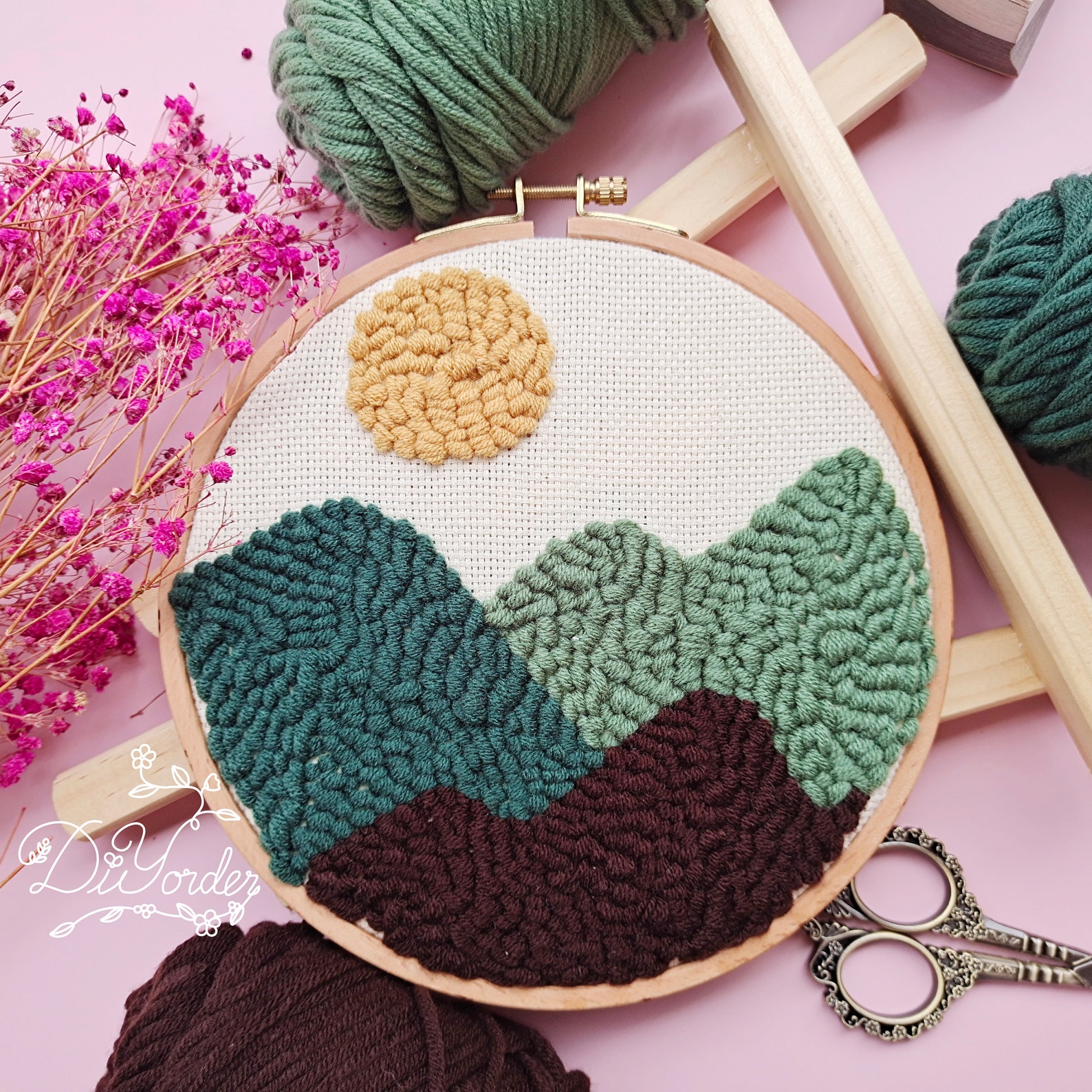 Punch Needle Kit for Beginner Beginner Punch Needle Kit With Etsy