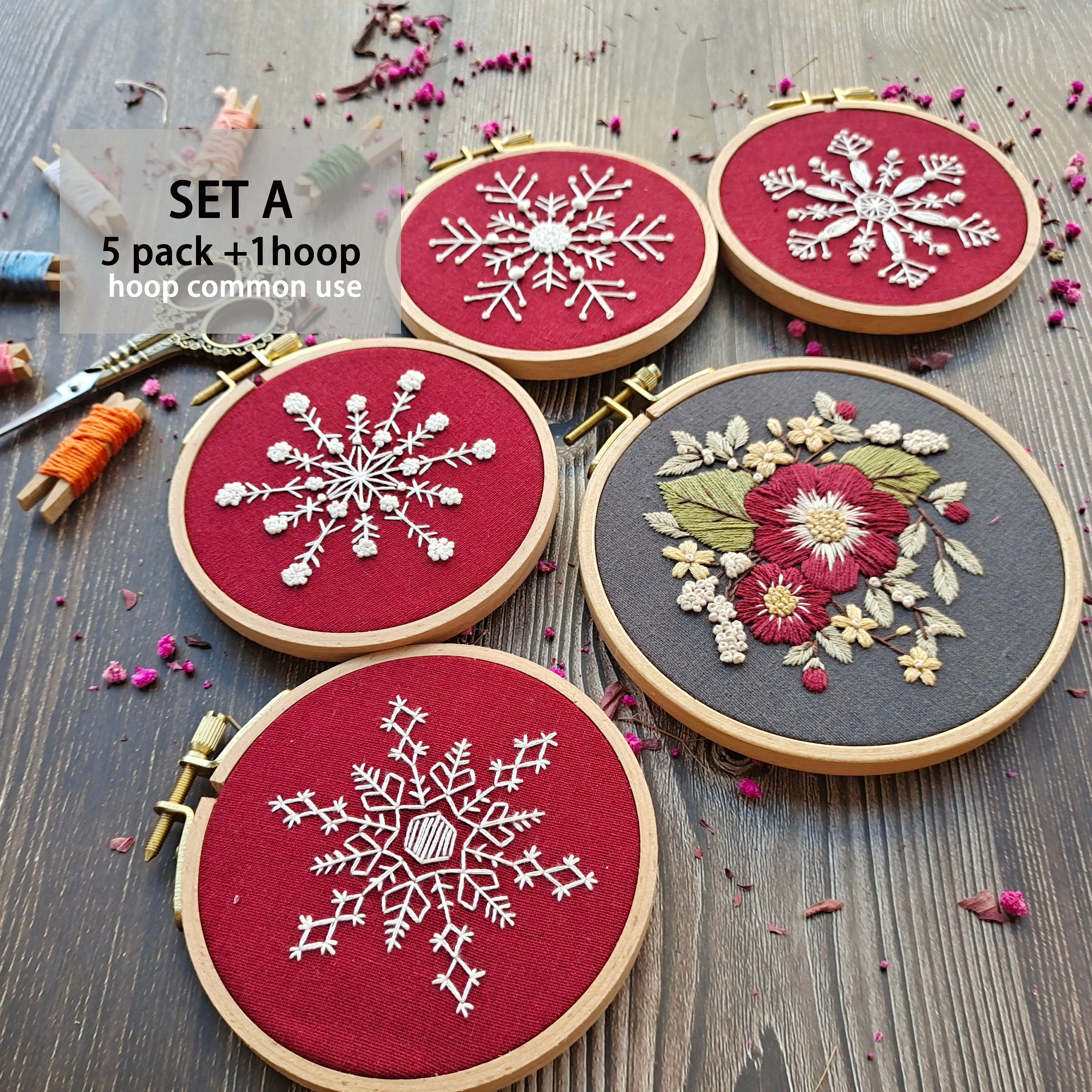 Beginner Embroidery Kitlearn 10 Different Stitchesembroidery Etsy