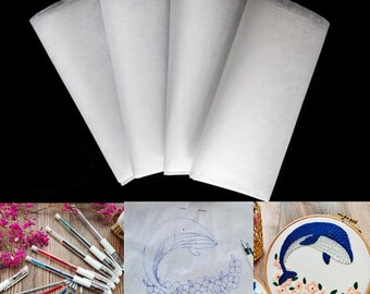 Embroidery Transfer Paper- DIY transfer paper- Manual DIY Pattern- Tracing Copy Paper Professional Cloth Rubbing Paper- Transfer kit