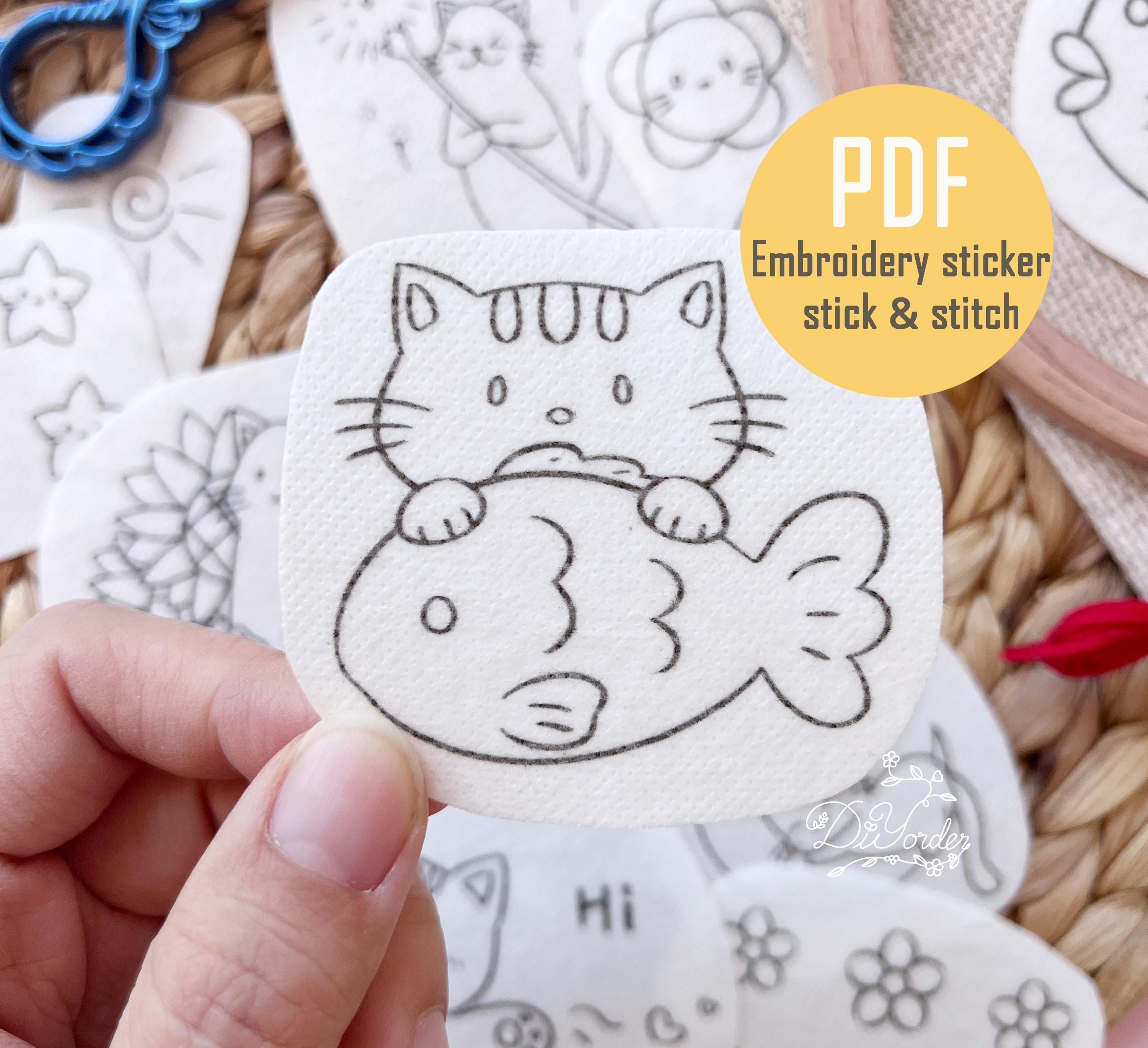 2 Pack DIY Beginner Embroidery Kit- Floral Flower Pattern