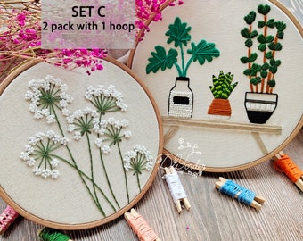 Plant Embroidery- Birthday Gift