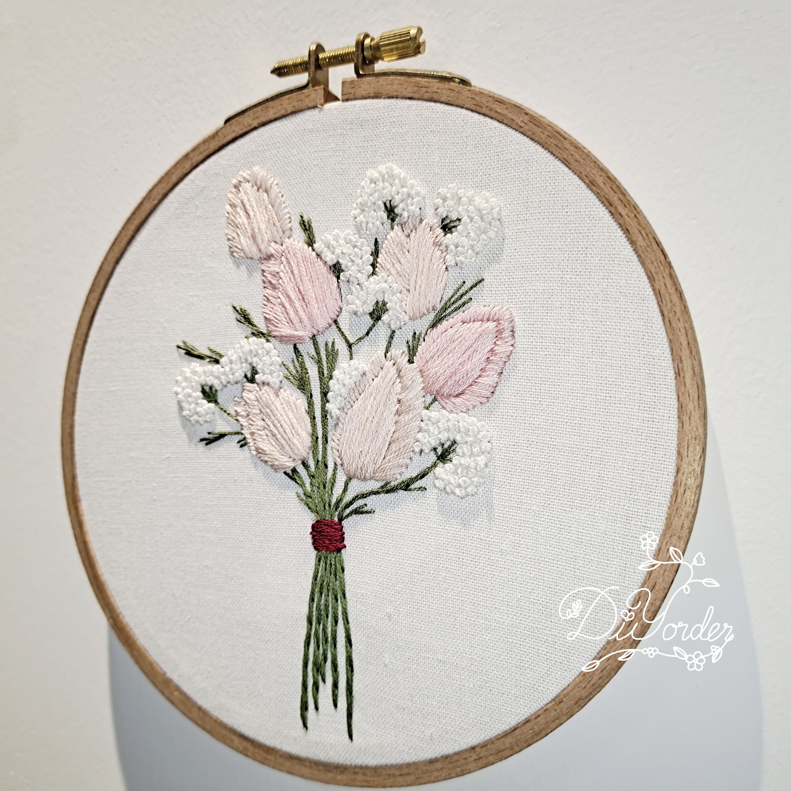 Embroider Tiny Flowers & Turn One into a Pendant, (CON)TEMPORARY CRAFTS  STUDIO, Bremen, January 13 2024