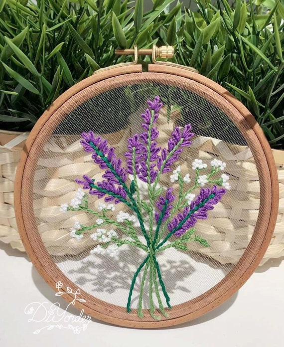 3 Lavender Plastic Embroidery Hoop – Junebug and Darlin
