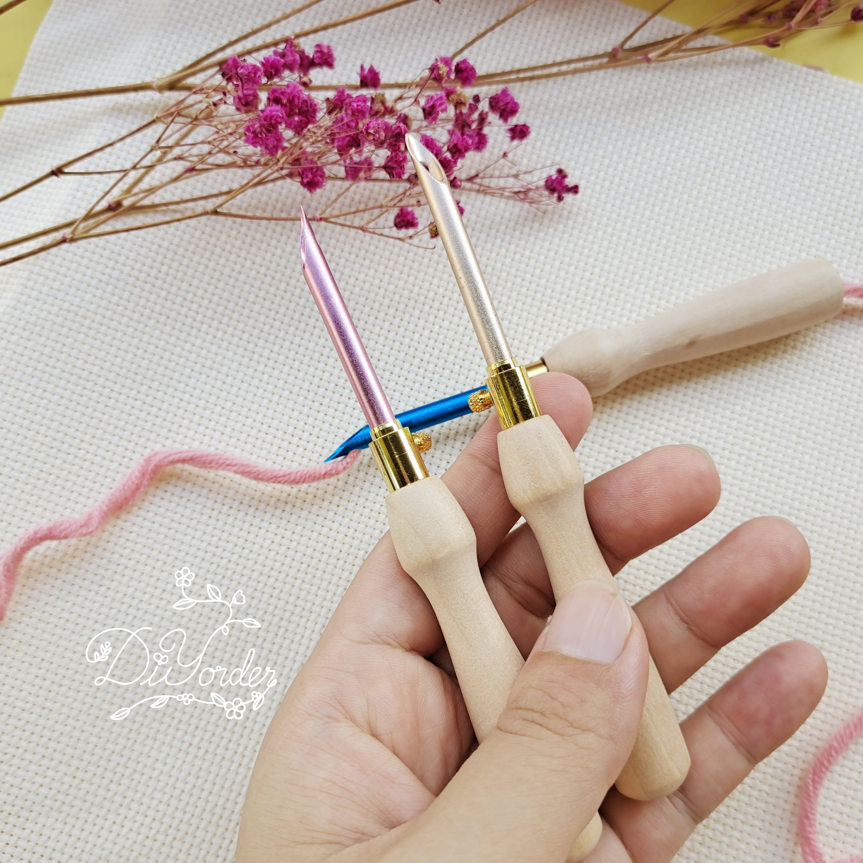 3 Size Adjustable Punch Needle, Punch Needle Set, Punch Needle Embroidery  for Beginners, Christmas Gift for Crafters 
