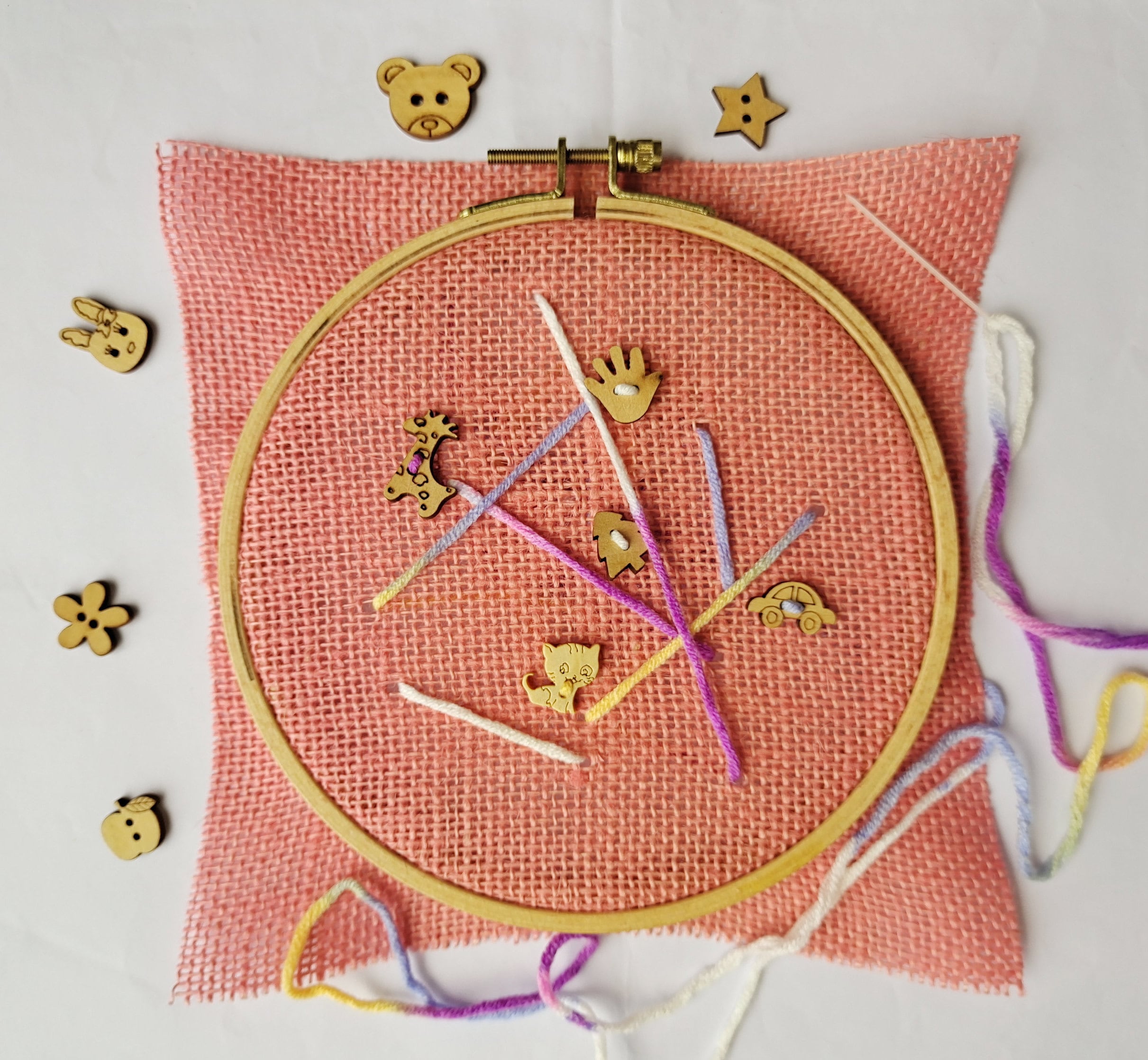 Jackinthebox Learn To Sew, Unicorn Theme Kids Sewing Kit Has 6 Sewing