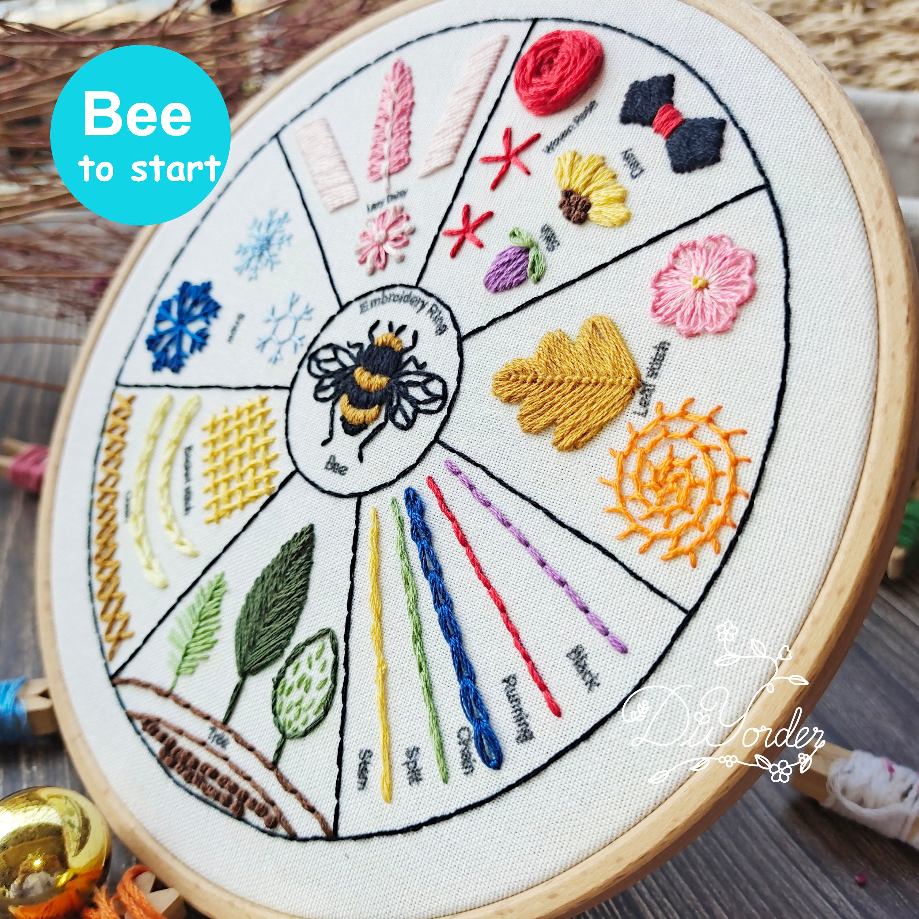 Easy Embroidery Kit for Beginner – HER SHOP