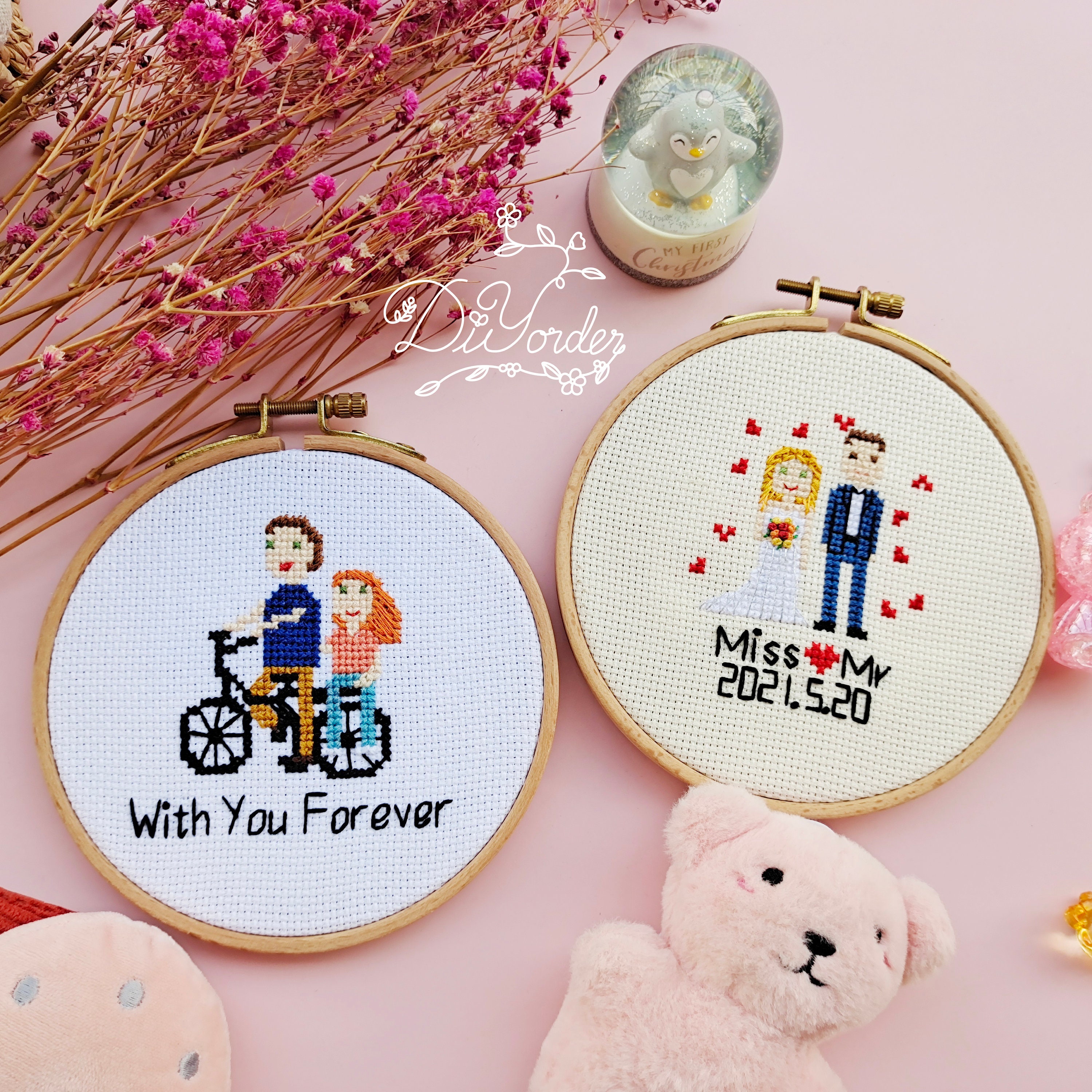 Engagement Cross Stitch Pattern Etsy Canada