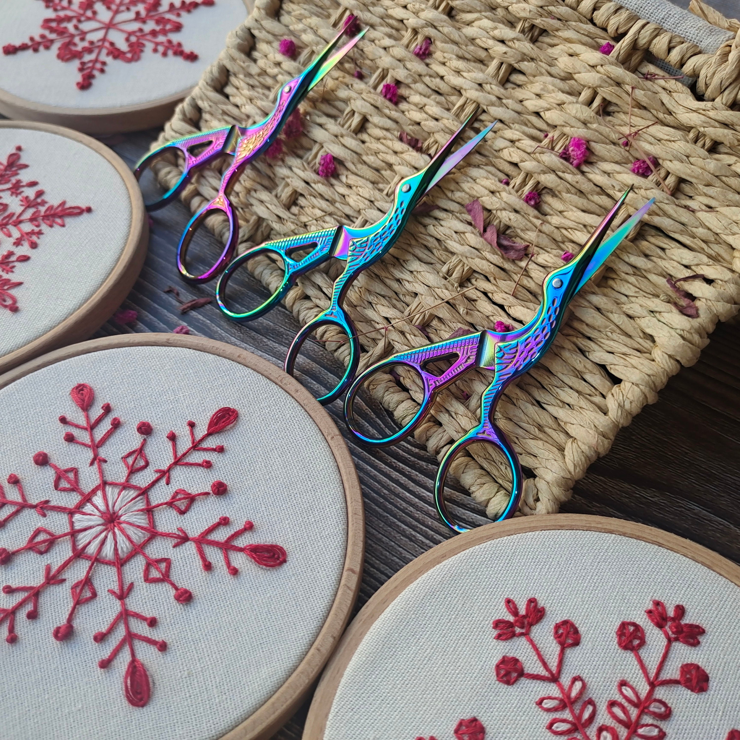 TLKKUE Small DIY Sewing Scissors Thread Embroidery Cross-stitch