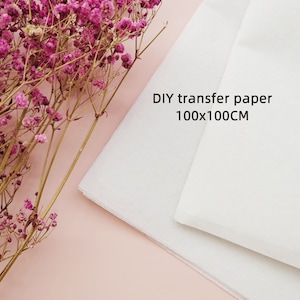 Embroidery Transfer Paper- DIY transfer paper- Manual DIY Pattern- Tracing Copy Paper Professional Cloth Rubbing Paper- Transfer kit