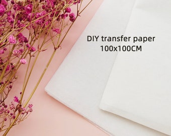 Papel de transferencia de bordado: calco de patrones DIY (10 x 10 pulgadas)