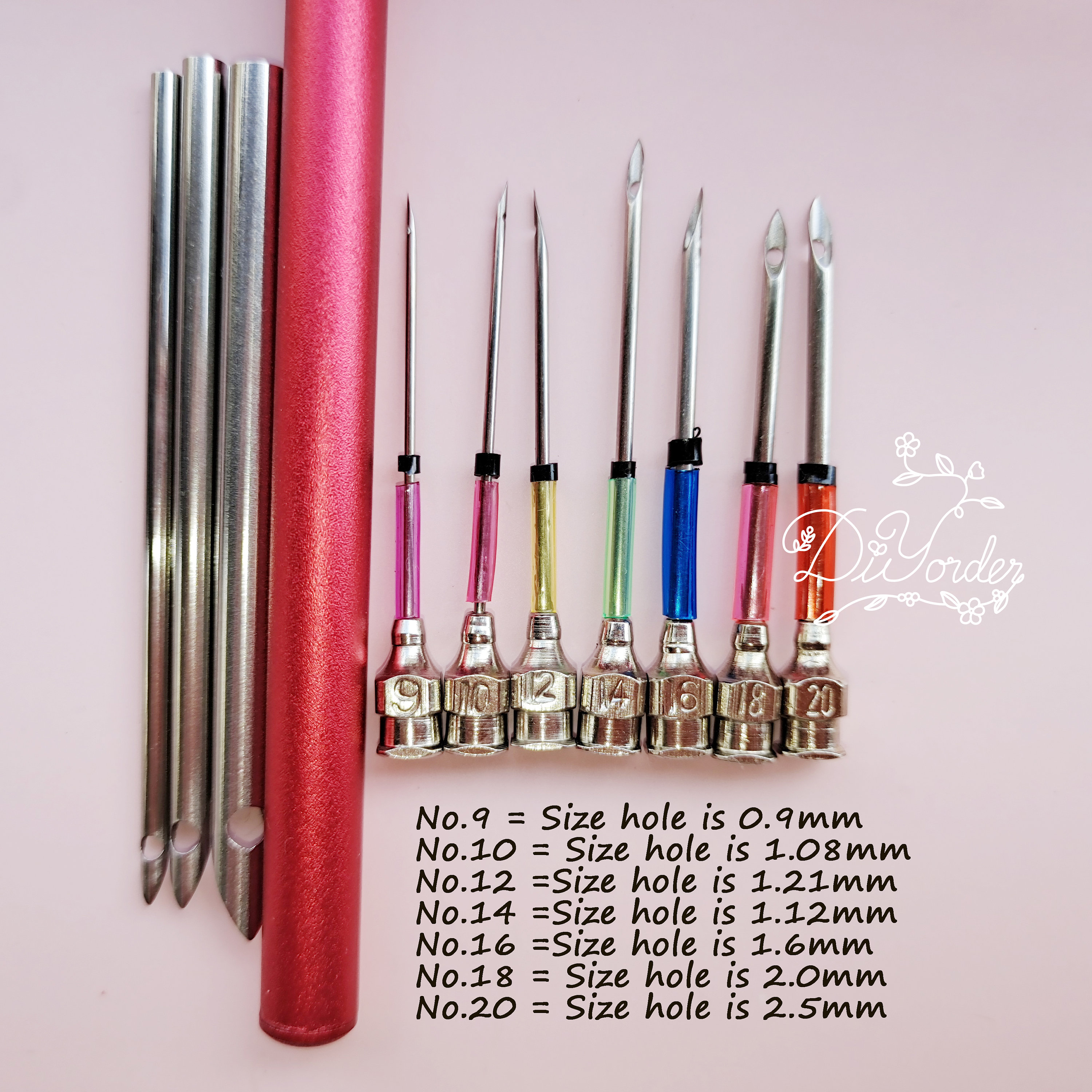 Punch Needle Set: Size 10: Regular and Fine - Milward - Groves and