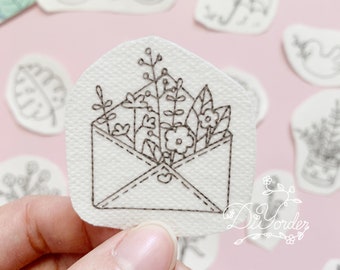 23 kinds Plant and flower kinds Stick and Stitch Embroidery,Bag stick,Flower embroidery PDF,DIY Clothes embroidery,DIY bag stick,cloth stick