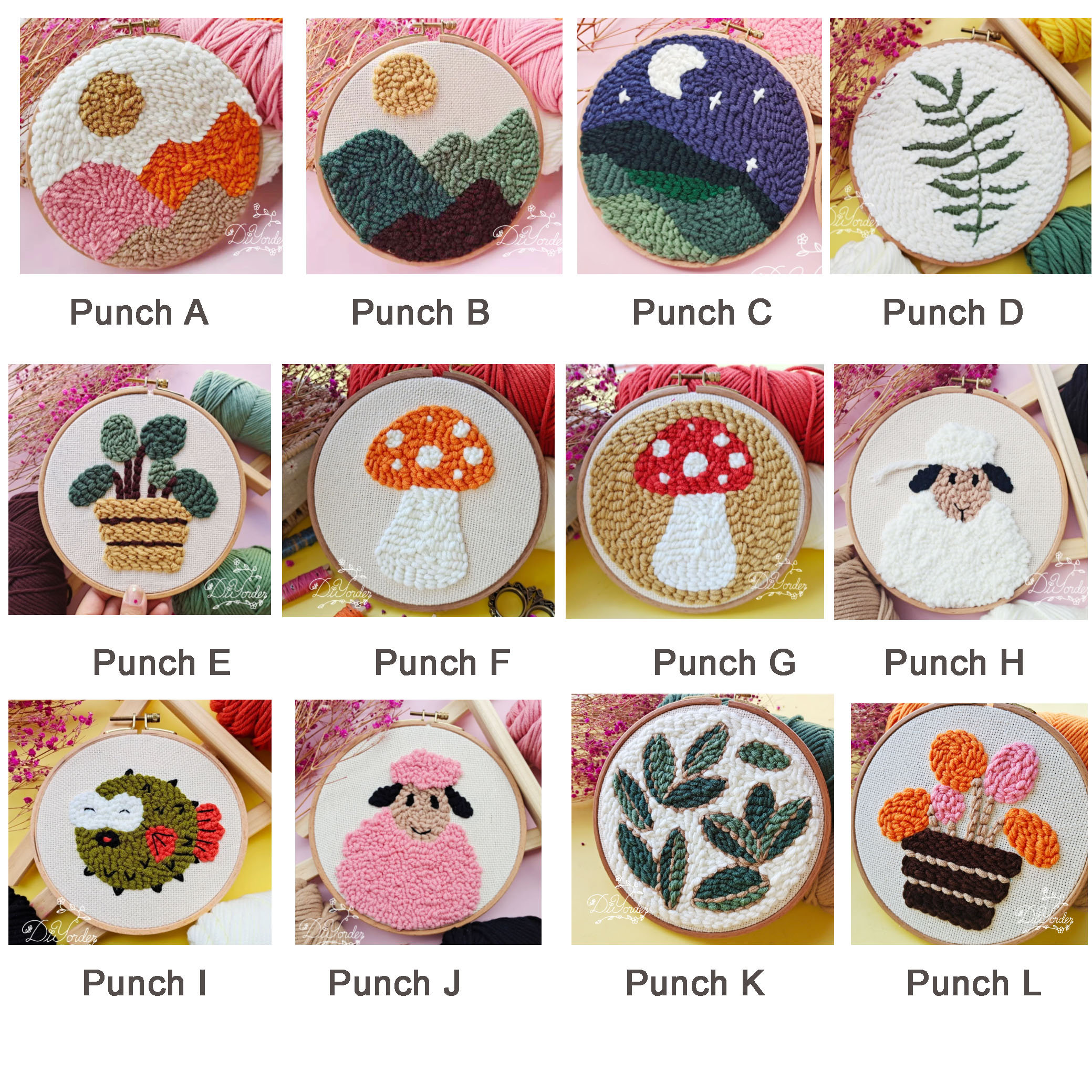 Punch Needle Embroidery Kit For Beginners To All Levels –  TheLittleClothRabbit