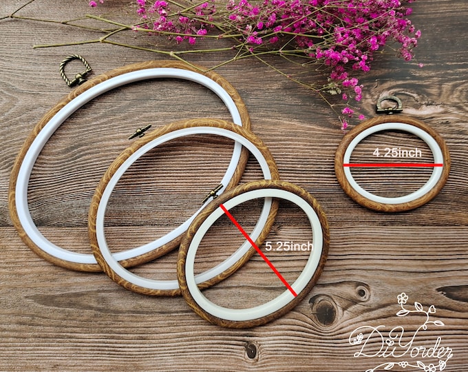 Mini Embroidery Hoop 1.5 X 2.5 Mini Hoop Kit Oval Mini Hoop 10 Pack Etsy