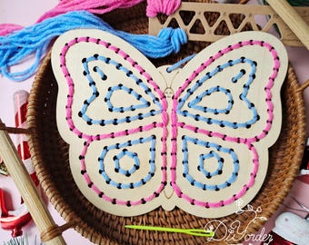 Butterfly Embroidery Sewing kit for Kids Starter