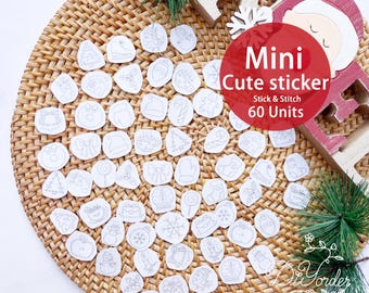 Mini Christmas Stick and Stitch Embroidery Patterns: DIY Clothes & Bags