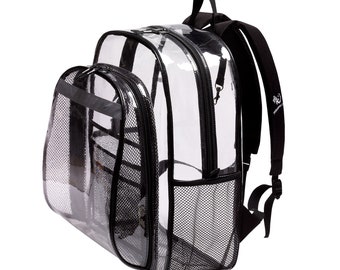 Clear Vinyl Backpack - Etsy