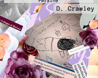 Selenite is the Only Charge Left Zine Witchy Burn Out Zine
