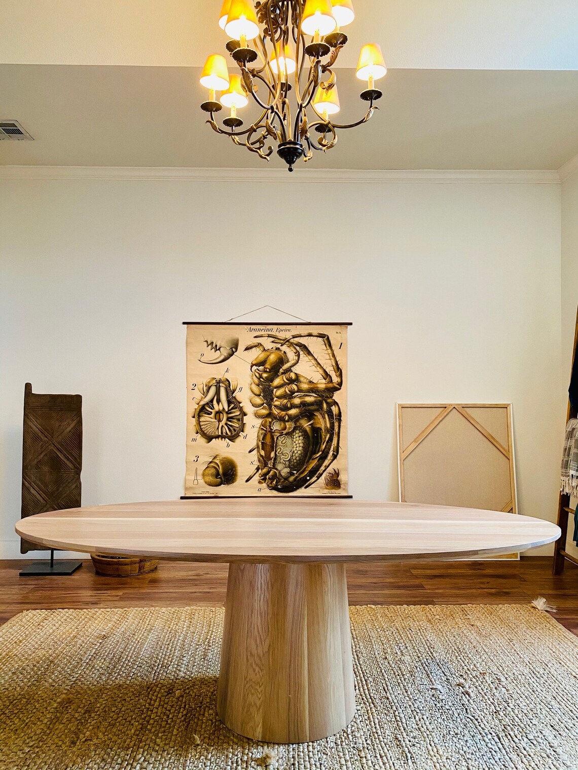 Pedestal Dining Tables Etsy