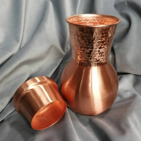 100% Pure Copper Bedside Jar Pure