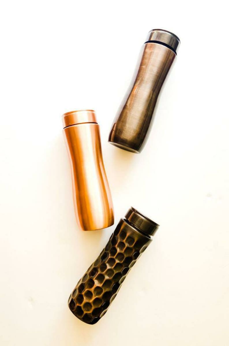 Sports Water Bottle Pure Copper Eco Friendly Packaging Etsy