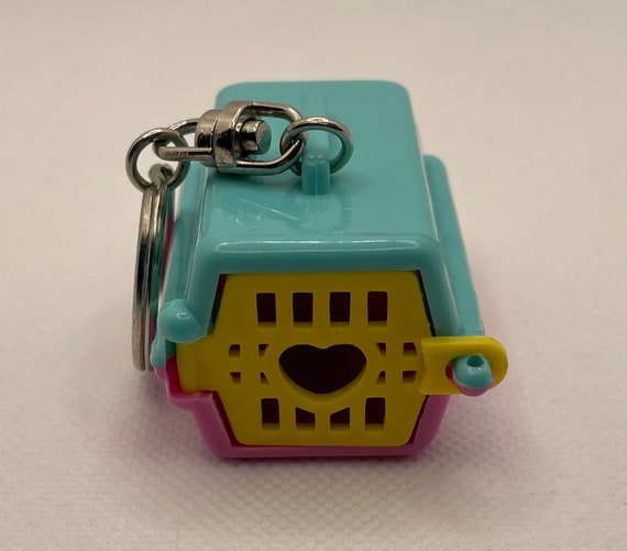 Vintage Dog Crate KeyChain - image 1