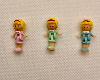Vintage Polly Pocket Replacement Dolls From Birthday Party Travel Game You Choose Your Doll