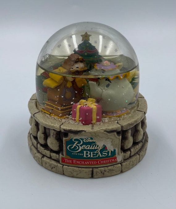Vintage Disney Beauty and the Beast Ocean Spray Snow Globe 1997 - Etsy